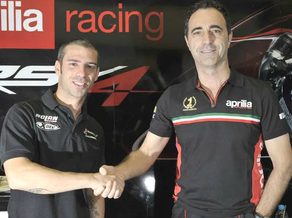 marco melandri aprilia racing team test 2