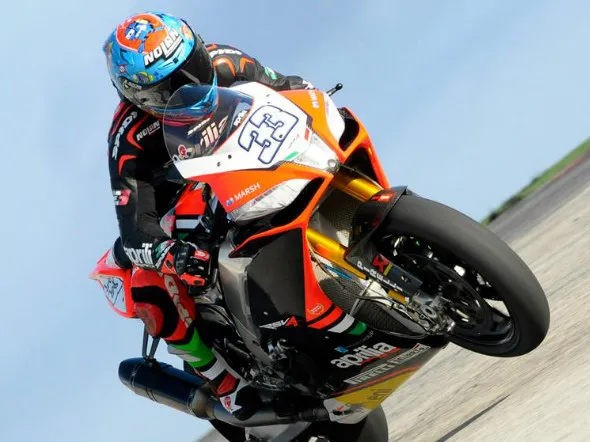 marco melandri portimao test 2014