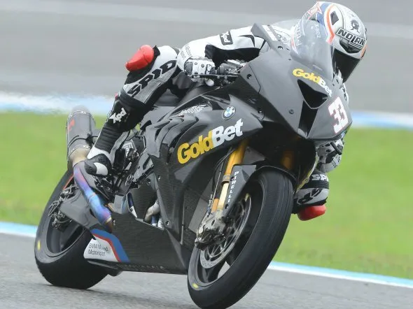 marco melandri test jerez bmw 2013