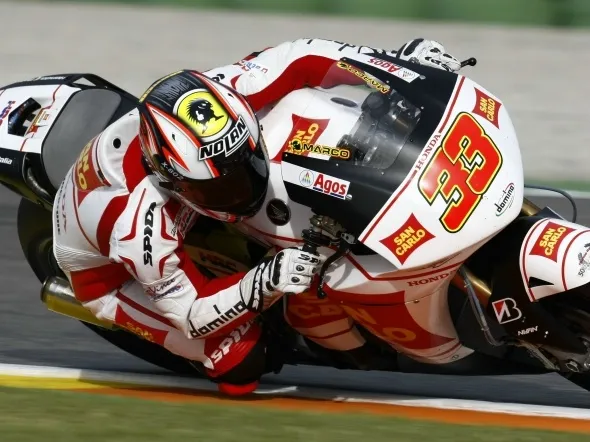 marco melandri test valencia 09