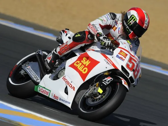 marco simoncelli gresini lemans 2011