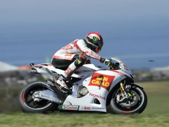 marco simoncelli phillip island motogp friday 2011