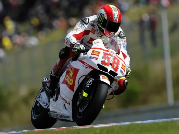 marco simoncelli post brno race 2011