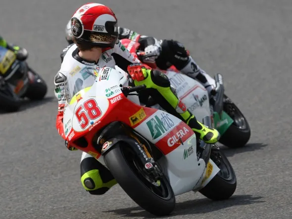 marco simoncelli practice 1 mugello 2009