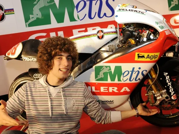 marco simoncelli pres gilera monza