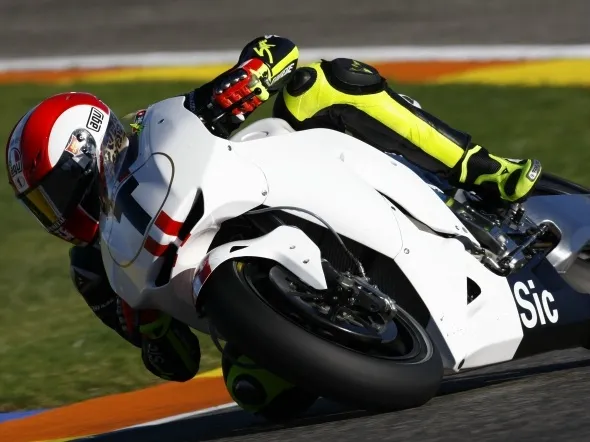marco simoncelli test honda valencia