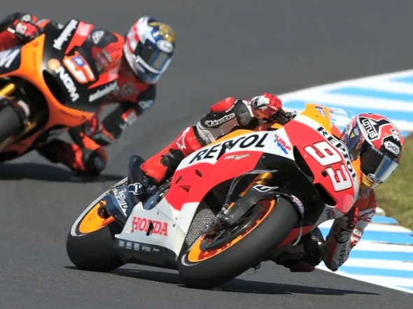 marquez edwards phillip island 2013