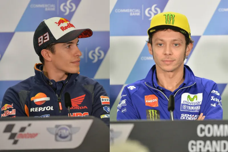 marquez rossi press conference losail 2016