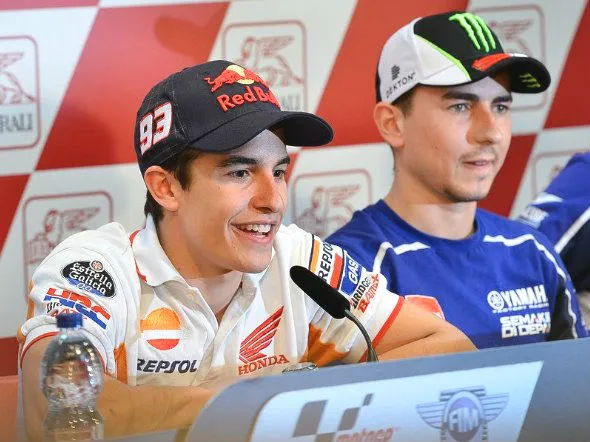 marquez vs lorenzo press conference valencia 2013 1