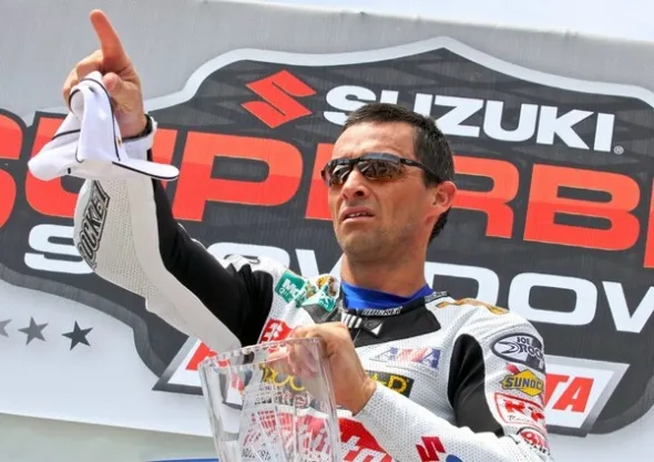 mat mladin win race2 roadatlanta amasuperbike