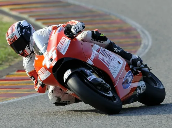 mattia pasini ducati test mugello