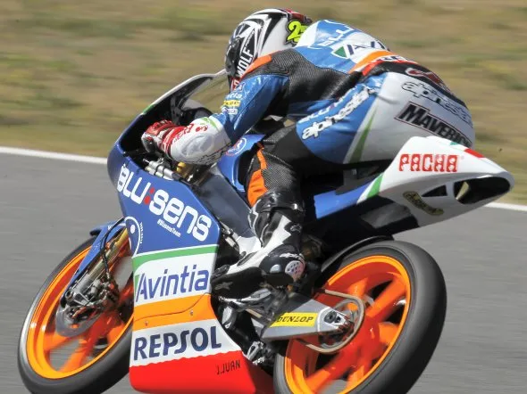 maverick vinales fp1 barcellona 2012