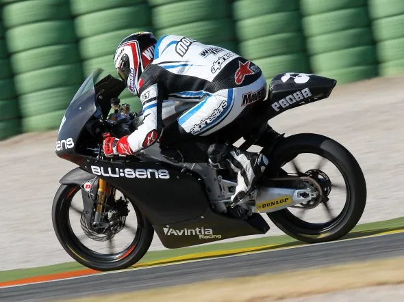 maverick vinales moto3 post test valencia