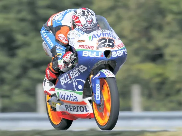 maverick vinales pole brno 2012