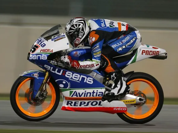 maverick vinales warm up moto3 losail