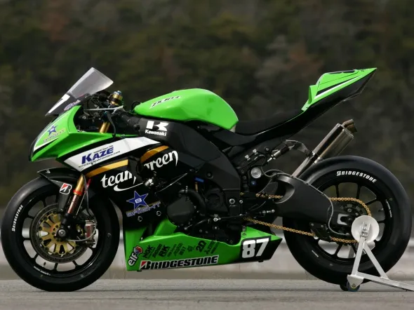 mfj kawasaki ninja zx10r teamgreen 2010
