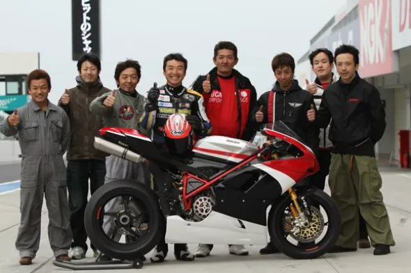 mfj yamaguchi ducati test suzuka