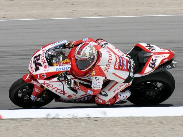 michel fabrizio action miller ducati 1198 superbike