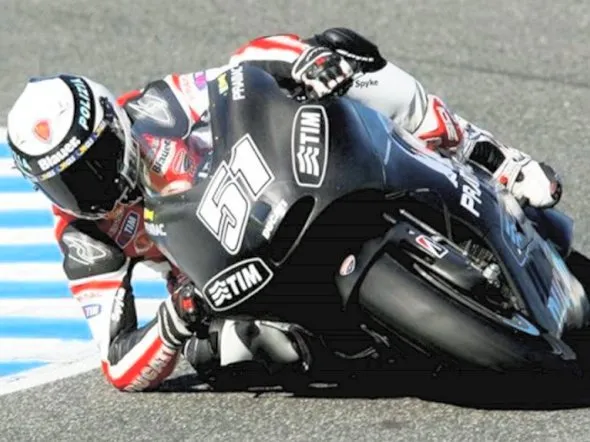 michele pirro test ducati jerez 2012