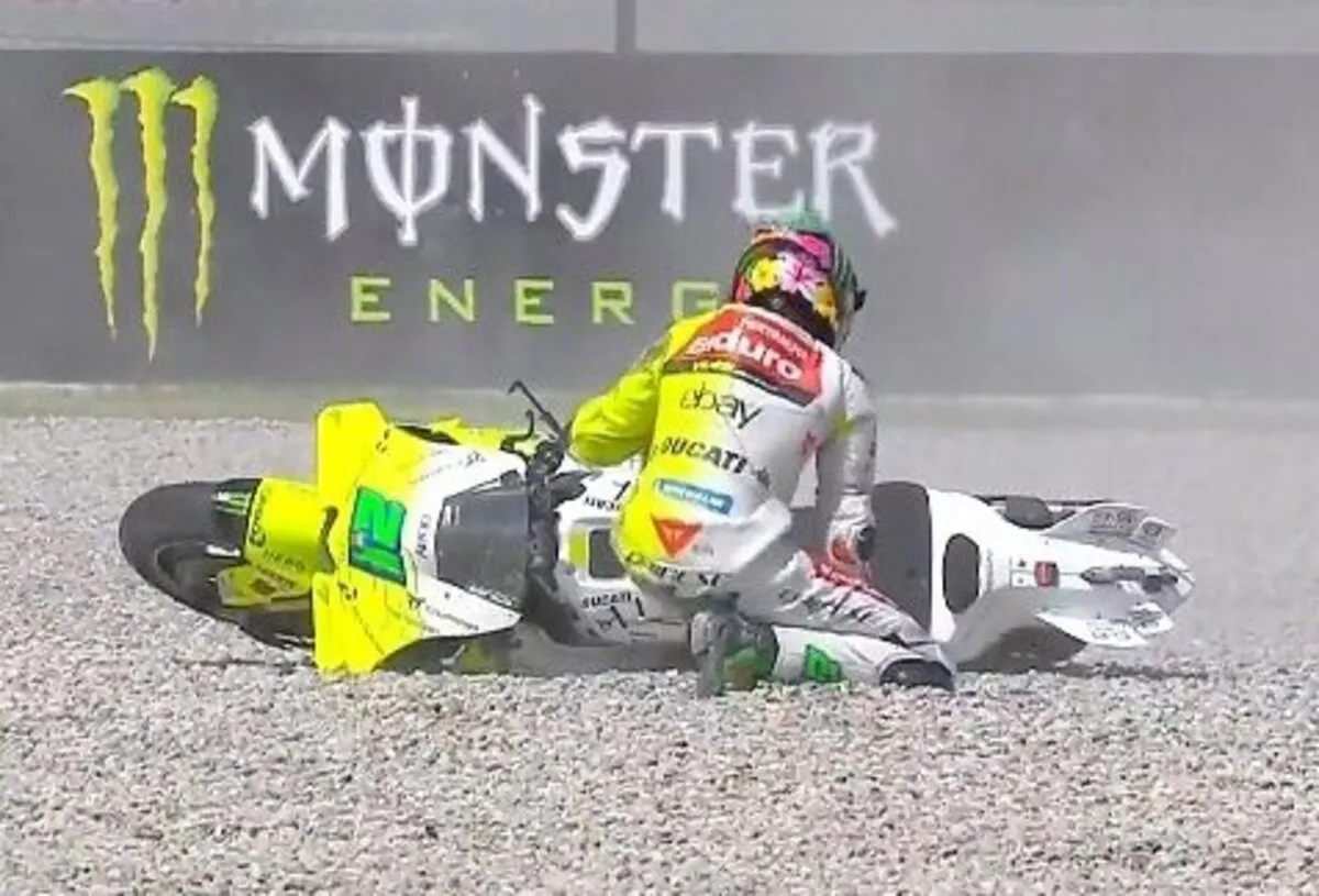 morbidelli crash sanction motogp catalunya