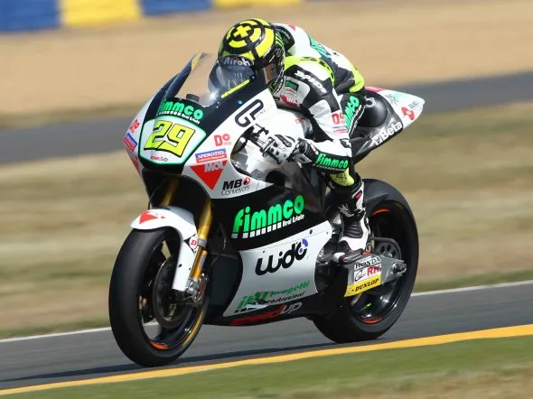 moto2 andreaiannone lemans 2010
