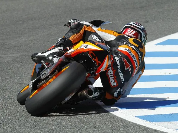 moto2 marc marquez jer test