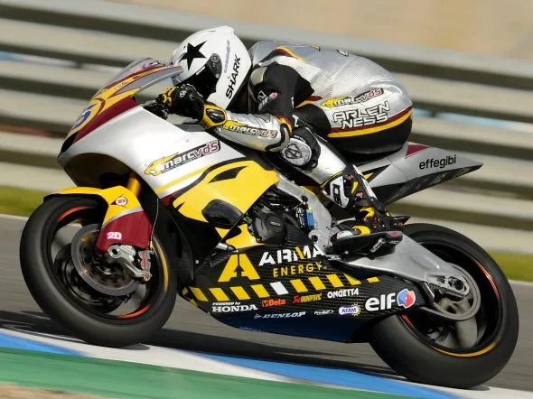 moto2 scott redding test jerez 2011