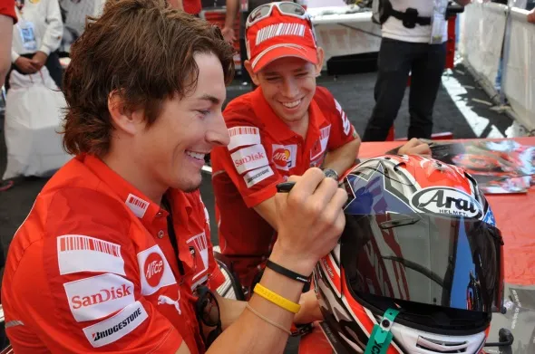motogp lagunaseca paddock 2009 2