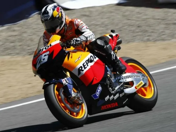 motogp pedrosa laguna seca 2010