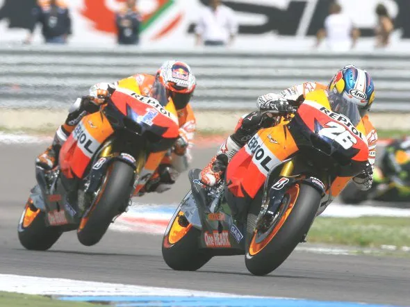 motogp pre sachsenring pedrosa stoner 1