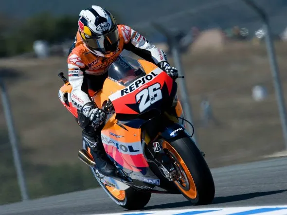 motogp qualifiche lagunaseca 2010 pedrosa