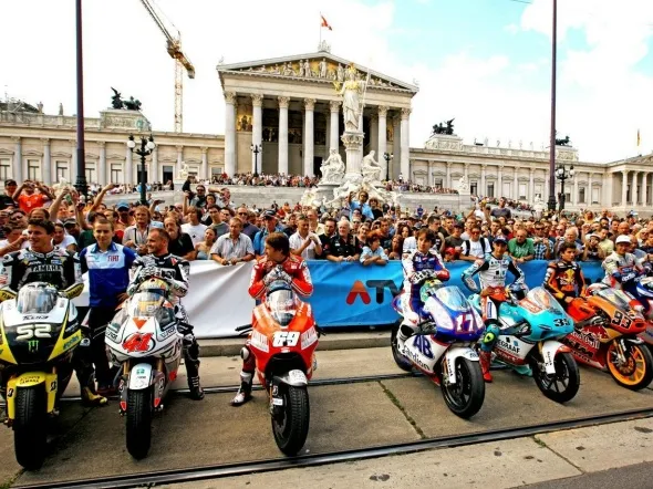 motogp vienna esibizione