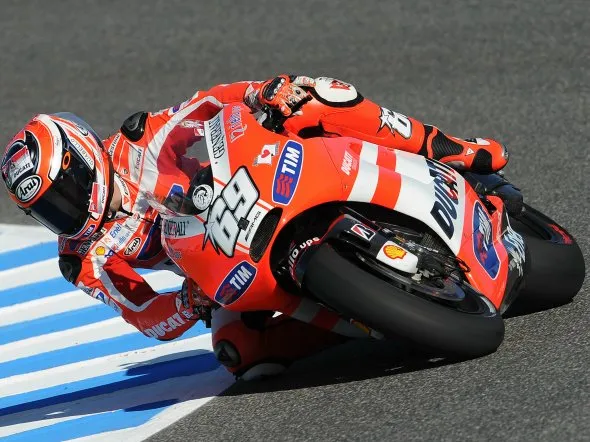 nicky hayden action jerezgp 2011