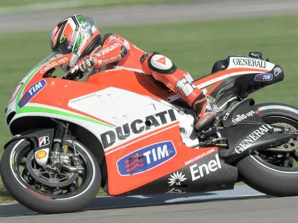 nicky hayden day1 indianapolis 2012