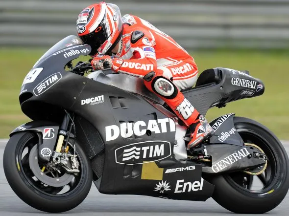 nicky hayden gp12 sepang test