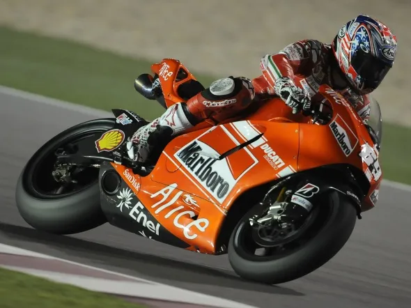 nicky hayden losail fp2 qatar 2009