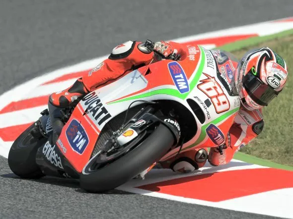 nicky hayden qualifiche barcellona 2012