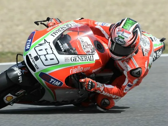 nicky hayden saturday jerez gp 2012