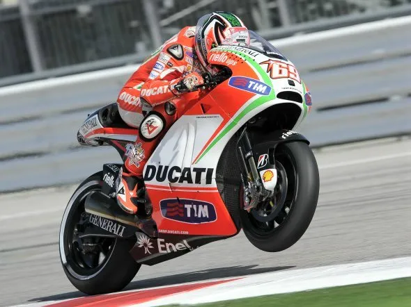nicky hayden test misano gp12