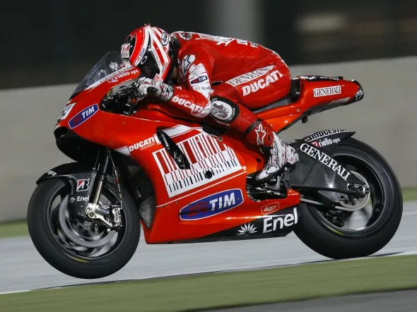 nickyhayden ducati losail testing
