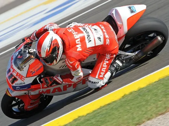 nico terol moto2 warm up valencia 2013