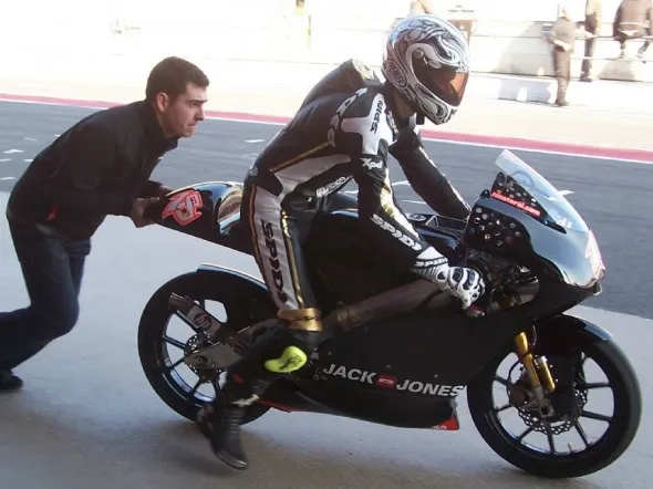 nico terol winter test barcellona 2009