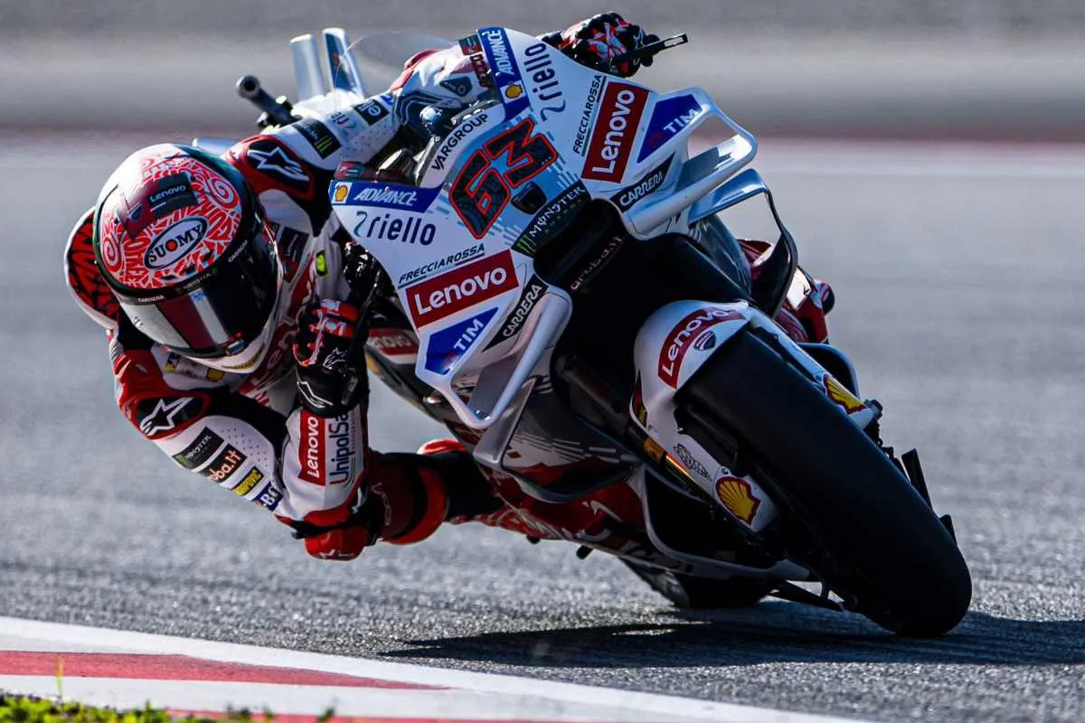 pecco bagnaia ducati test motogp