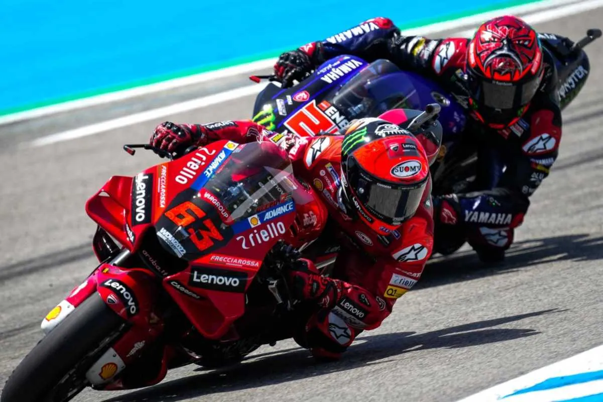 pecco bagnaia e fabio quartararo