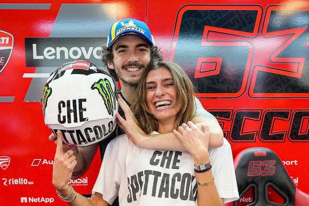 pecco bagnaia e fidanzata domizia
