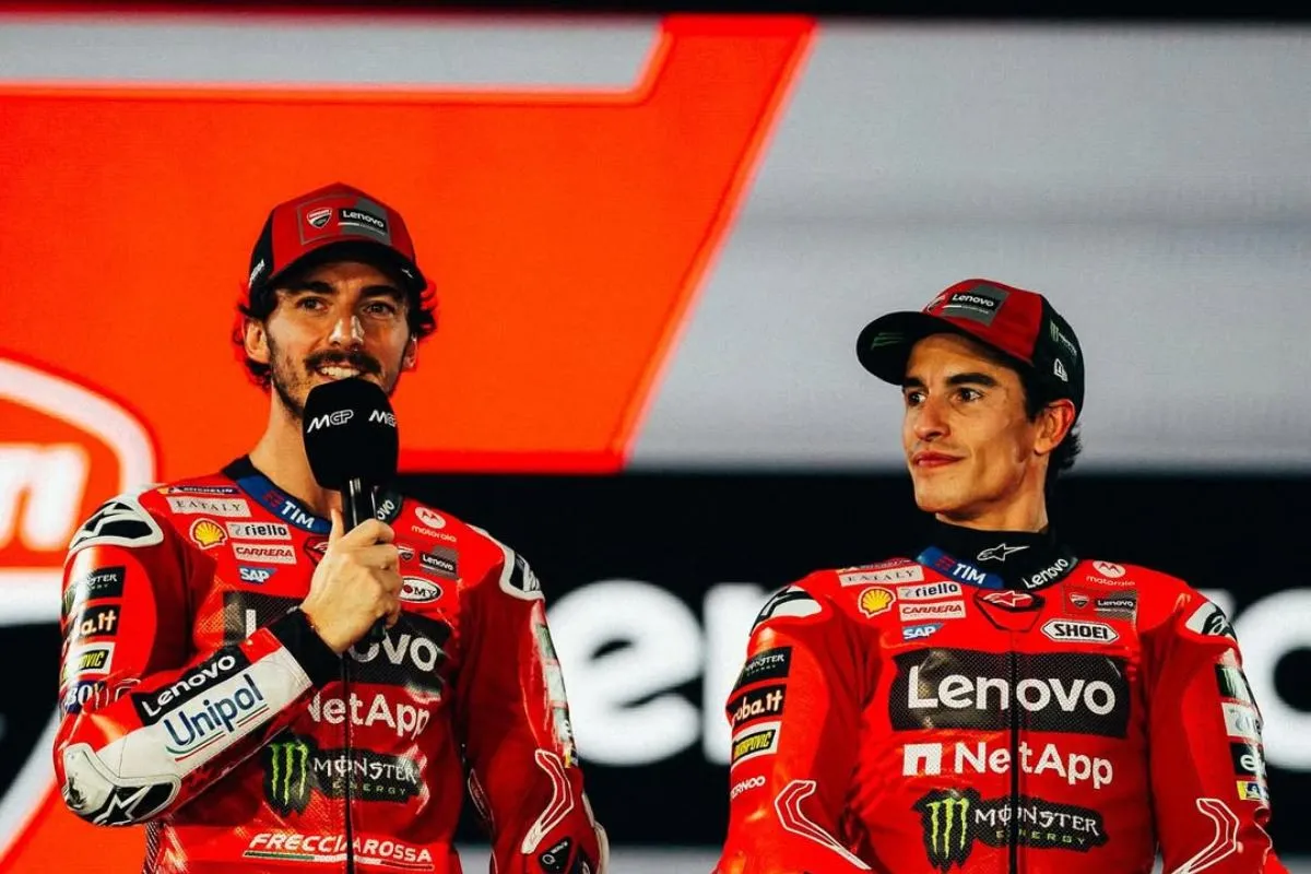 pecco bagnaia e marc marquez