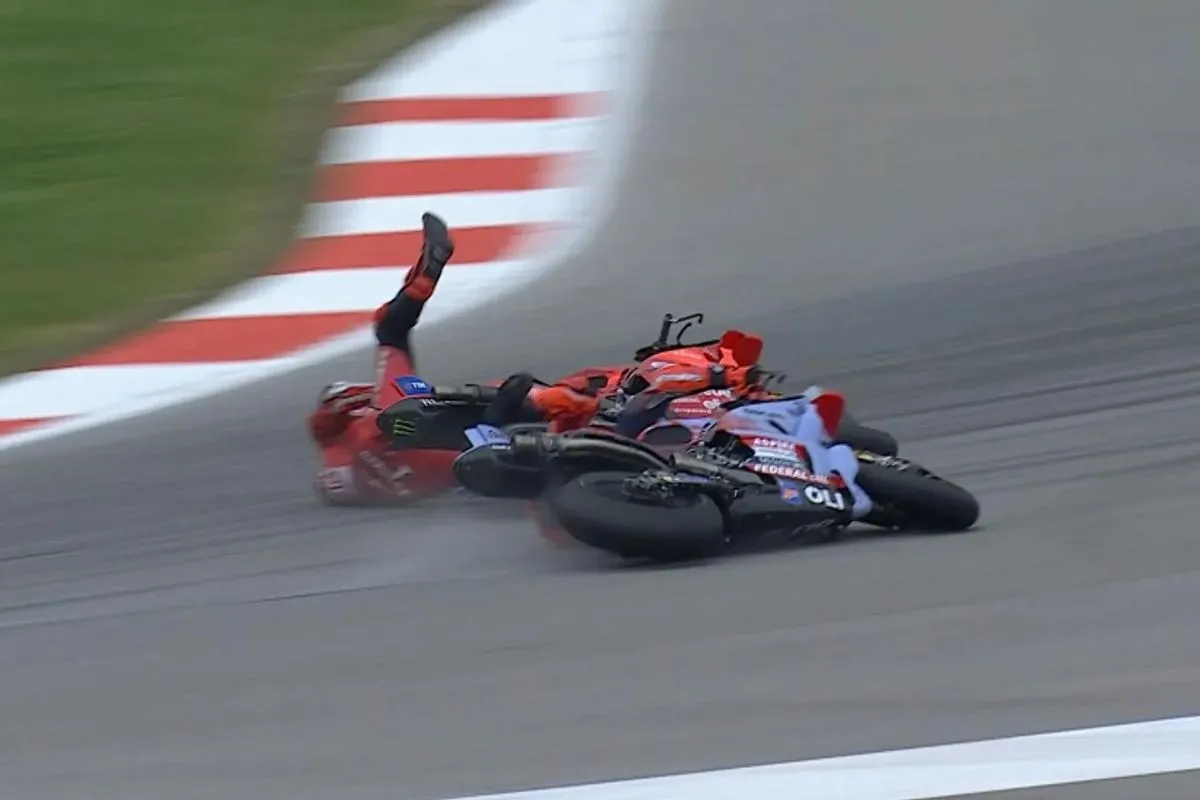 pecco bagnaia marc marquez incidente portimao 2024