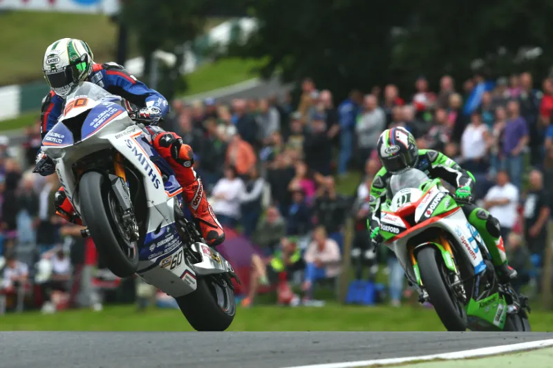 peter hickman leon haslam jump mountain cadwellpark