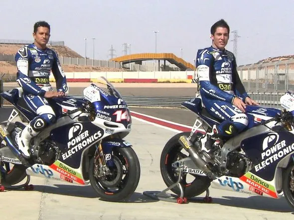 power electronics aspar team motogp test