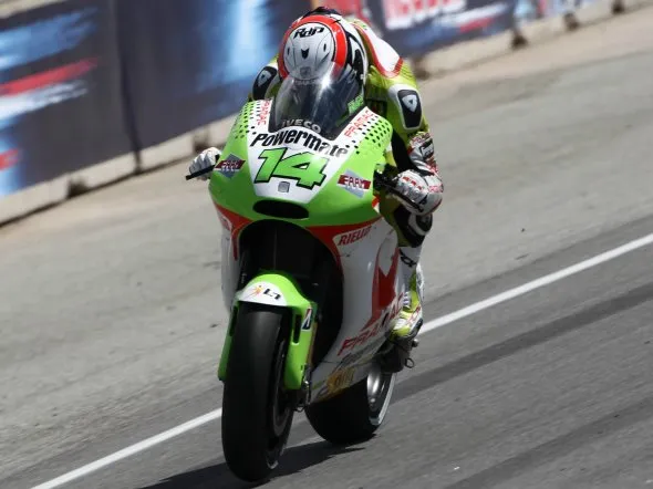 randy de puniet qp lagunaseca motogp 2011
